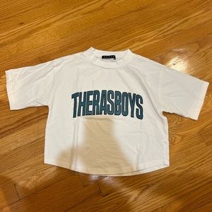 Rasvo white lettered tshirt. Never worn.